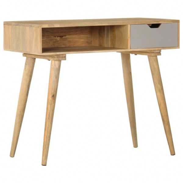 Mesa consola de madeira maciça de mangue 89x44x76 cm D