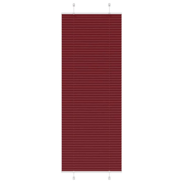 Estor Plisado rojo burdeos 75x200 cm Tela Ancho 74.4 cm D
