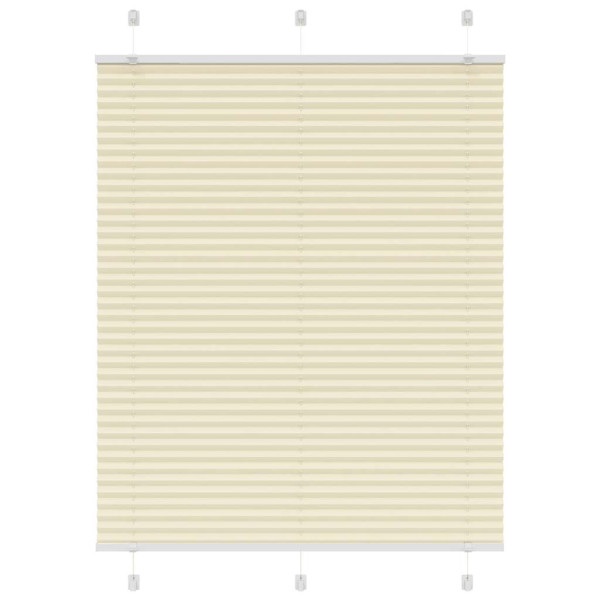 Estor Plisado crema 105x150 cm Tela Ancho 104.4 cm Poliéster D