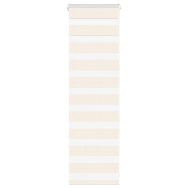 Estor cebra beige mármol tejido ancho 35.9 cm poliéster D