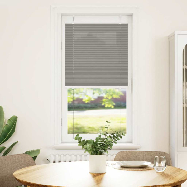 Estor Plisado Antracita 55x100 cm Tela Ancho 54.4 cm Poliéster D