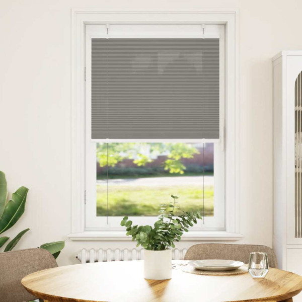 Estor Plisado Antracita 75x100 cm Tela Ancho 74.4 cm Poliéster D