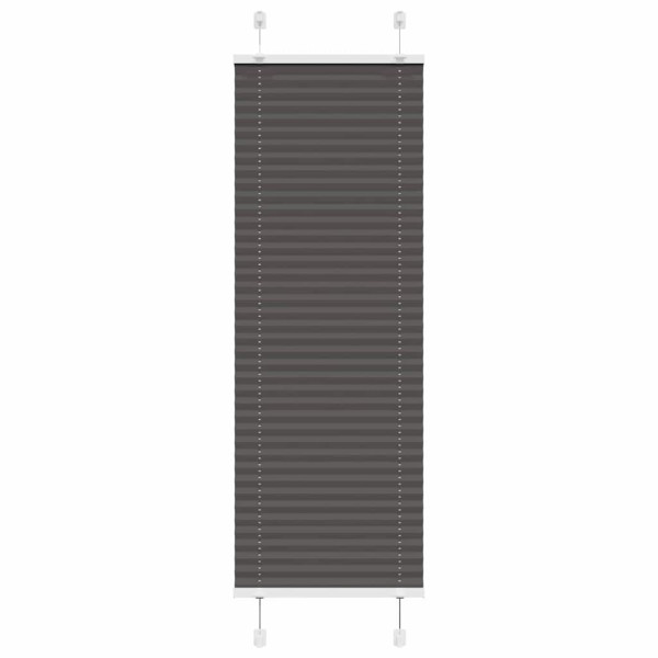 Estor Plisado negro 50x100 cm Tela Ancho 49.4 cm Poliéster D