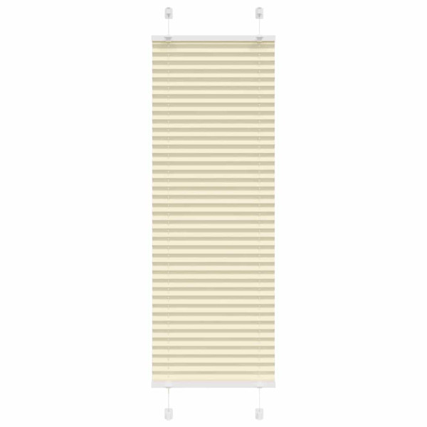 Estor Plisado crema 40x100 cm Tela Ancho 39.4 cm Poliéster D