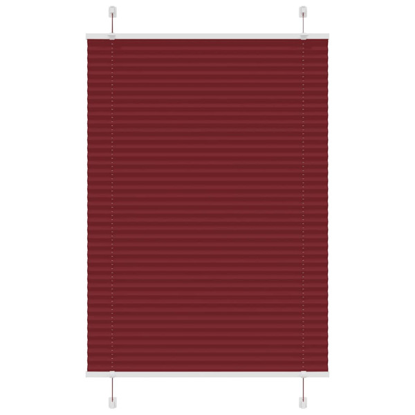 Estor Plisado rojo burdeos 95x150 cm Tela Ancho 94.4 cm D