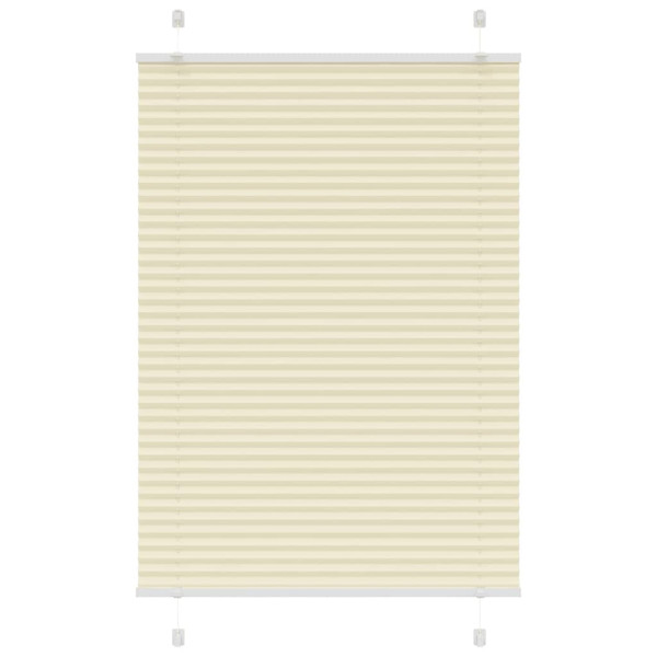 Estor Plisado crema 95x100 cm Tela Ancho 94.4 cm Poliéster D