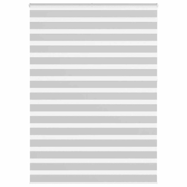 Estor cebra gris claro 155x230cm tejido ancho 150.9cm poliéster D