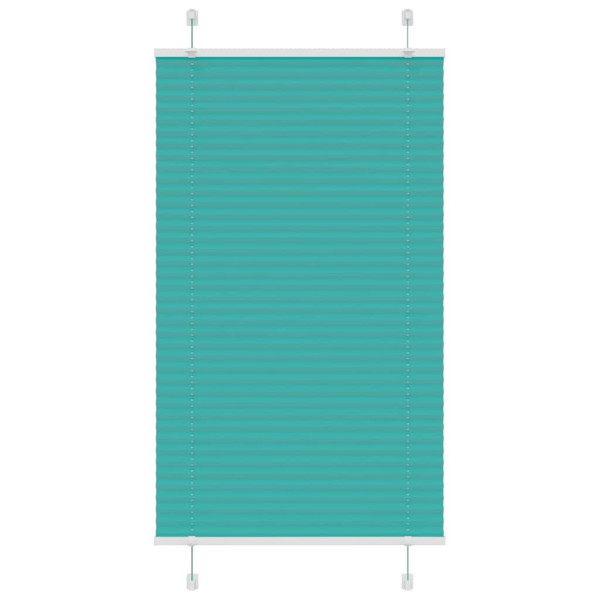 Estor Plisado verde petróleo 80x100 cm Tela Ancho 79.4 cm D