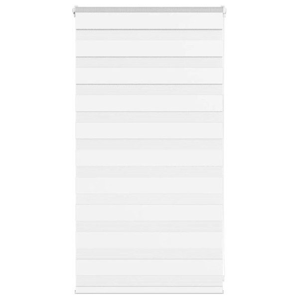 Estor cebra blanco 90x100 cm tejido ancho 85.9 cm poliéster D