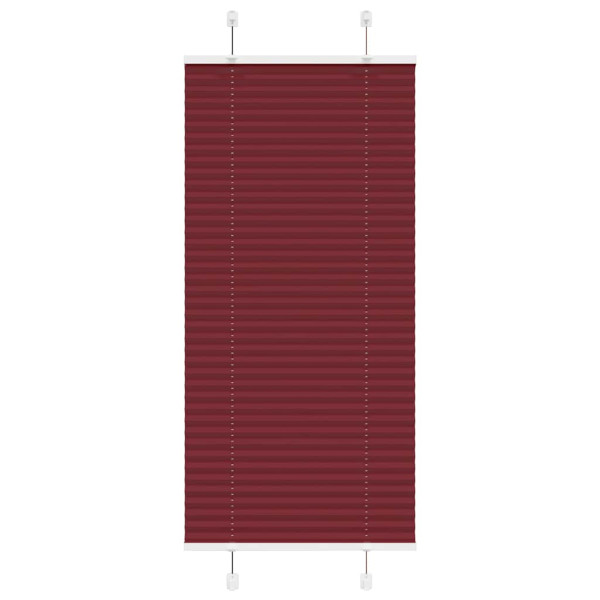 Estor Plisado rojo burdeos 55x100 cm Tela Ancho 54.4 cm D