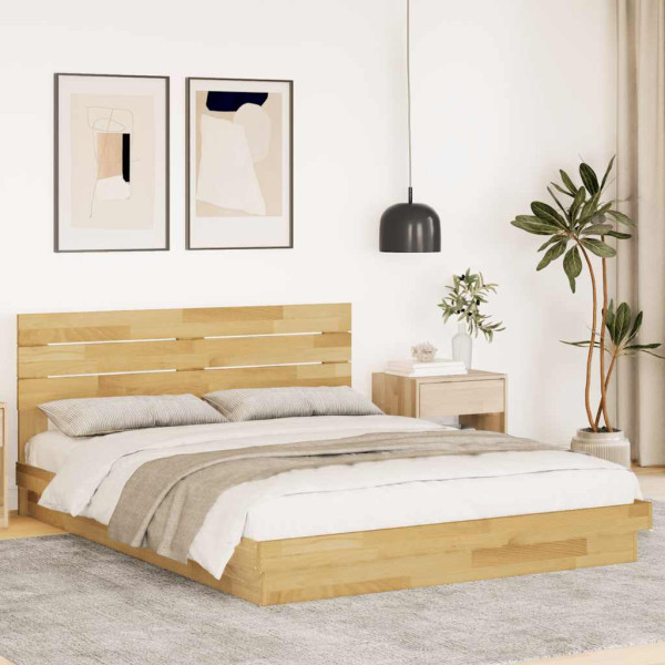 Estructura de cama con cabecero sin colchón 150x200 cm Estructura de cama con cabecero sin colchón 150x200 cm D