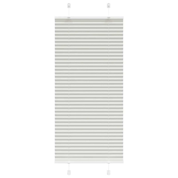 Estor Plisado gris claro 60x150 cm Tela Ancho 59.4 cm Poliéster D