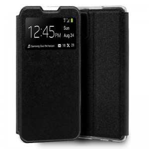 Funda COOL Flip Cover para Samsung A715 Galaxy A71 Liso Negro D