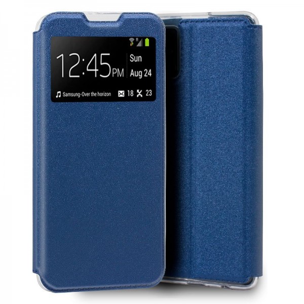 Fundação COOL Capa de Flip para Samsung A715 Galaxy A71 luz azul D