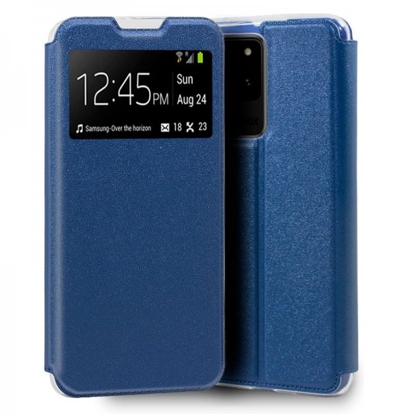Funda Flip Cover Samsung G988 Galaxy S20 Ultra 5G Liso Azul D