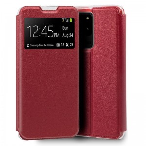 Funda COOL Flip Cover para Samsung G988 Galaxy S20 Ultra 5G Liso Rojo D