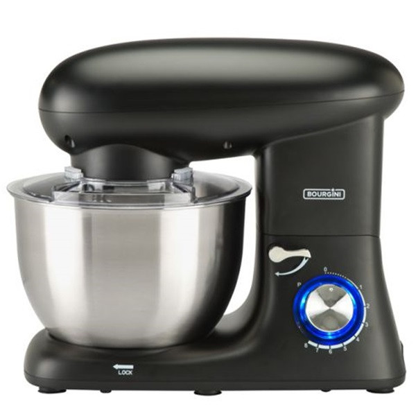 Amasadora bourgini kitchen chef plus 5.52l negra D