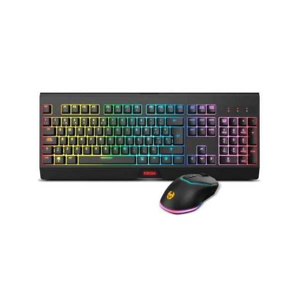 Pack Kabala teclado + ratón negro D