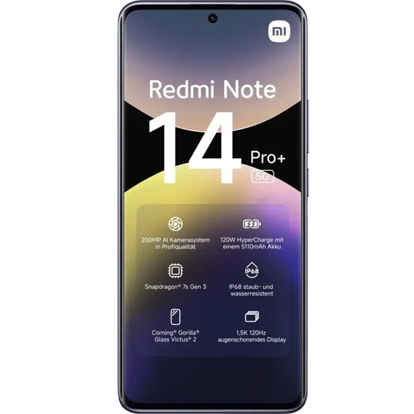 Xiaomi Redmi Note 14 Pro+ 5G dual sim 12GB RAM 512GB violeta M 3