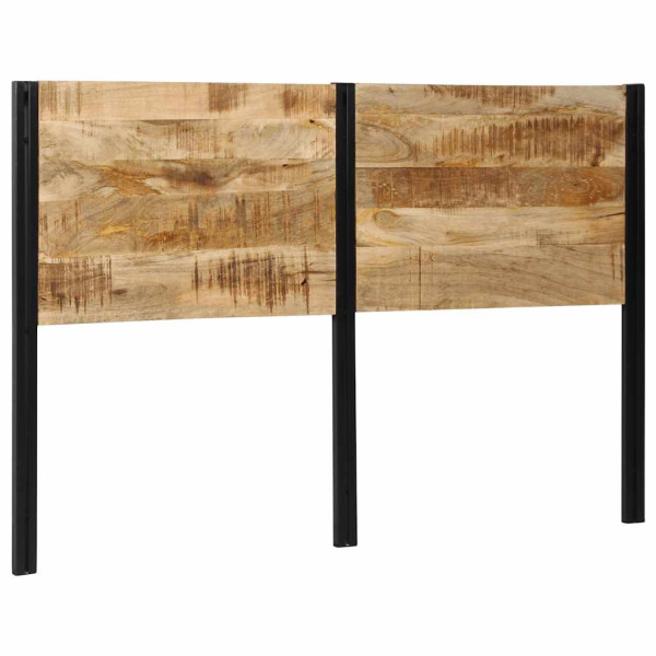Cabecero 160 cm Madera Maciza Mango y Hierro Cabecero 160 cm Madera Maciza Mango y Hierro D