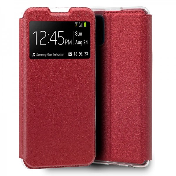 Fundação COOL Capa de Flip para Samsung G980 Galaxy S20 Liso vermelho D
