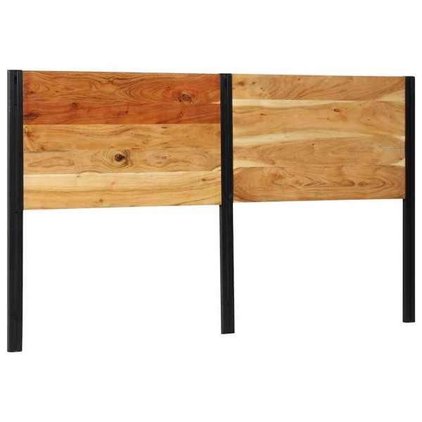 Cabecero 180 cm Madera Maciza Acacia y Hierro Cabecero 180 cm Madera Maciza Acacia y Hierro D