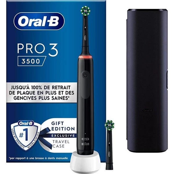 Cepillo de dientes Oral-B Pro 3 3500 + Estuche negro D