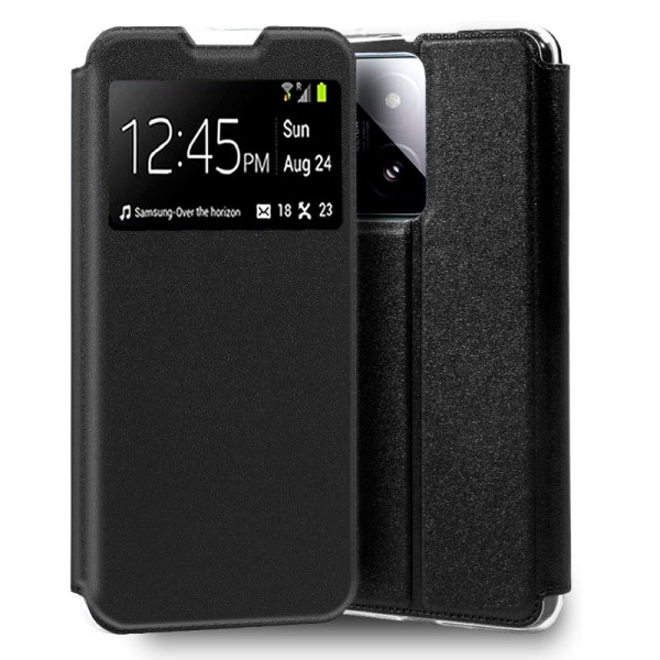 Funda COOL Flip Cover para Xiaomi 14 / 14 5G Liso Negro Funda COOL Flip Cover para Xiaomi 14 / 14 5G Liso Negro D