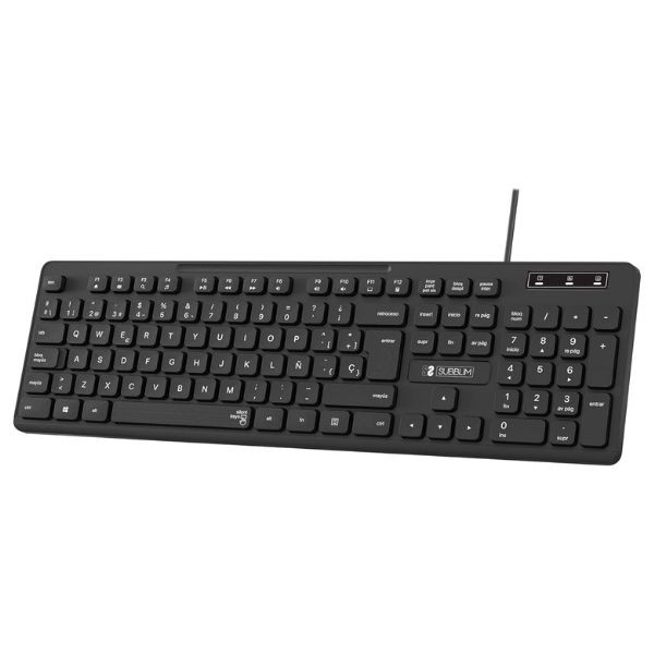 Teclado Subblim Business Slim negro D