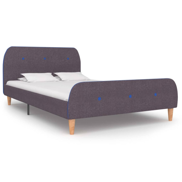 Estructura de cama sin colchón Tela topo 120x190 cm D