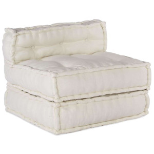 Puf modular crema 70x70x54 tela D
