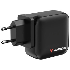 Cargador de pared universal verbatim mini gan wall charger/ 3xusb tipo-c/ 1xusb/ 100w D