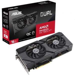 Tarjeta gráfica asus dual radeon rx 7800 xt oc/ 16gb gddr6 D