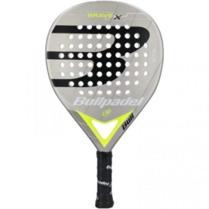 Pala de pádel Bullpadel brave 3.0 2021 gris y amarillo D