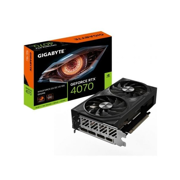 VGA NVIDIA RTX 4070 WINDFORCE 2X OC V2 12 GB GIGABYTE D