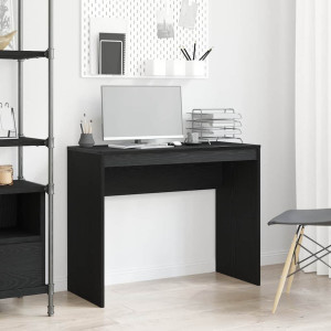 Escritorio roble negro 90x40x72 cm madera de ingeniería D