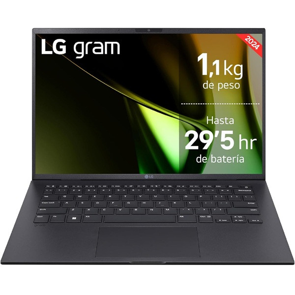 Portátil lg gram 14zd90s-g.ax75b intel core ultra 7-155h/ 16gb/ 512gb ssd/ 14'/ sin sistema operativo D