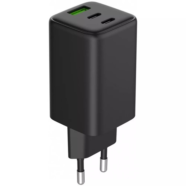 Alkaya 65W Wall Charger Triple Port (Type-A + Type-C) Negro D