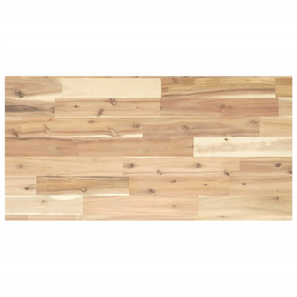 Encimera tocador baño madera maciza acacia sin tratar 80x40x2cm D