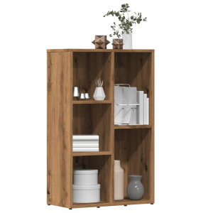 Estantería madera de ingeniería roble artisan 50x25x80 cm D