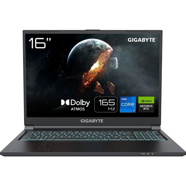 GIGABYTE G6 16" Intel Core i7 16GB RAM 1TB KF-H3ES854KD negro D