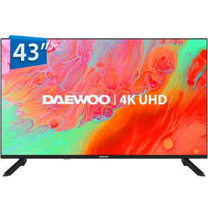 Smart TV DAEWOO 43" DLED 4K UHD 43DM65UV negro D