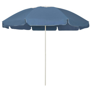 Sombrilla de playa azul 240 cm D