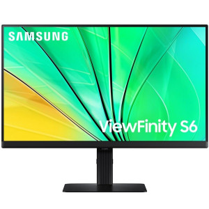 Monitor profesional samsung viewfinity s6 s24d600eau 24'/ qhd/ regulable en altura/ negro D