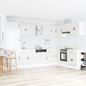 Armario Base con Lavabo Porto Brillo Alto Blanco 80x46x84.5 cm Madera Ingeniada D