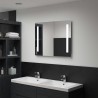 Espejo de pared de baño con LED 80x60 cm 4