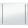 Espejo de pared de baño con LED 80x60 cm 3