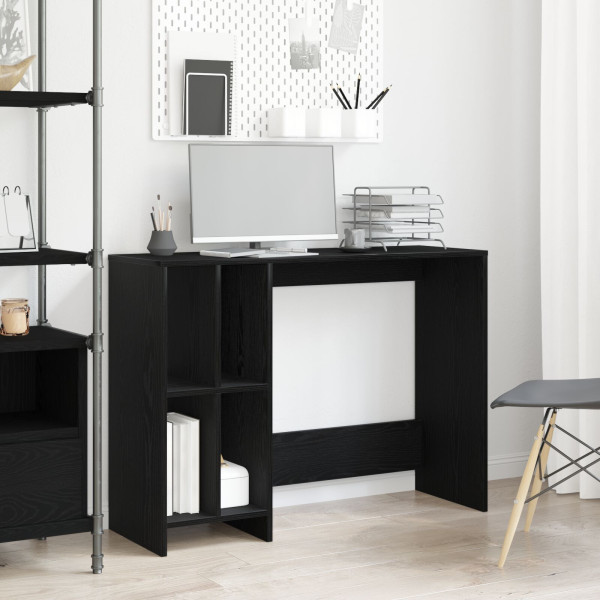 Escritorio Negro Roble 102.5x35x75 cm Madera Ingenerizada Escritorio Negro Roble 102.5x35x75 cm Madera Ingenerizada D