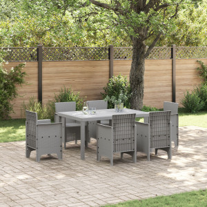 Mesa Exterior  Gris Claro Plástico Mediana Duradera D