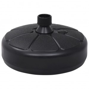 Rleanable Umbrella Base com areia/água preta 15 L D